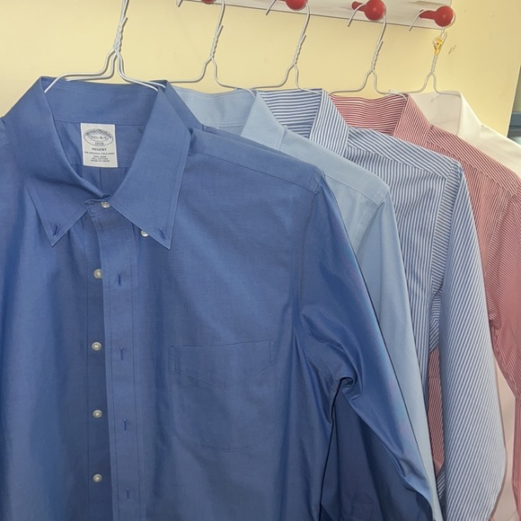 Brooks brothers 1818 Regent the original polo shirt slim fit non iron all cotton - Picture 2 of 16